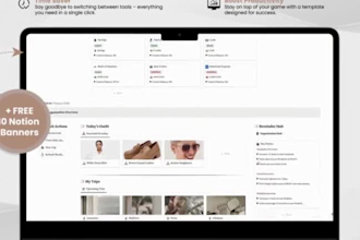 notion business planner life organizer custom template design for productivity