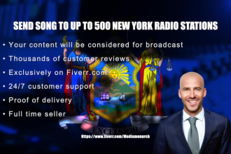 send your song to up to 500 new york radio stations