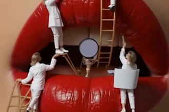 create unique ai miniature cosmetics video social media video promo ads