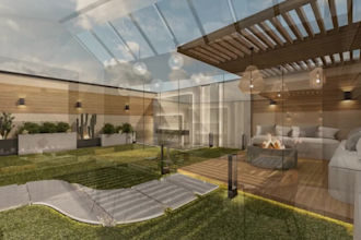 design a modern landscape, garden, patio, or rooftop terrace