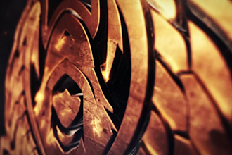 create 3d logo introduction with saber effect