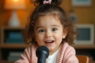 create ai baby podcast ai new baby video funny baby podcast ai video reels