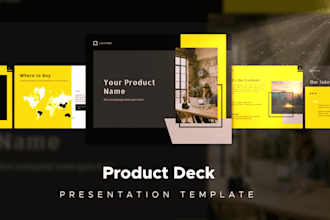 create an infographic slide deck presentation