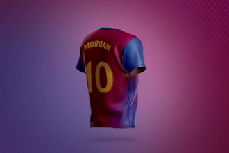 do 3d animations for jerseys, athletic wear, fashion apparel, and products