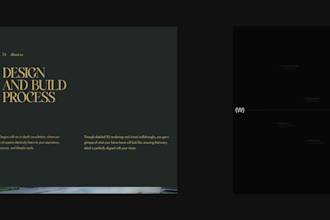 create UI animation for webdesign agency