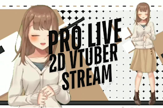 rig pro live2d asset, pipeline, vtuber studio 3d vtuber stream