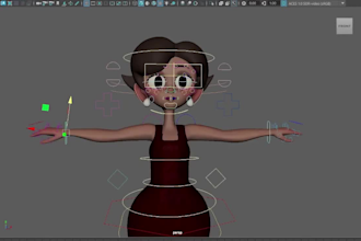 maya 3d face rig, ikfk rig,body rig, arkit52,rokoko rig, animate 3d,iclone rig