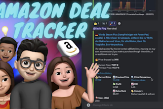 build you an amazon deals tracking bot