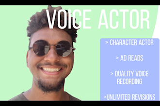voice over or act in your projects, ads, or audiobooks