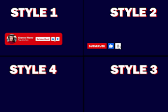 make youtube subscribe button with awesome animation