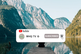 create basic youtube subscribe animation