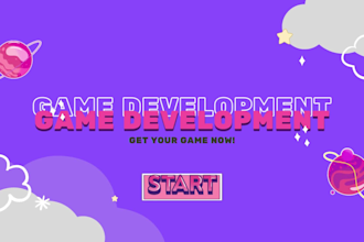 develop unity game for mobile, PC, and web