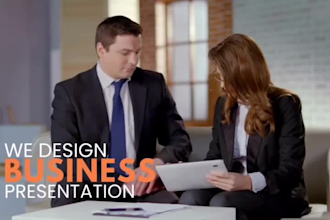 design, make or revamp powerpoint, pitch deck, google slides, flipbook, catalog