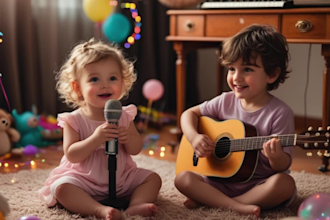 create sing children nursery rhymes kid educational song jingles lullaby intro