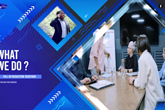 create professional business corporate videos for company promotion