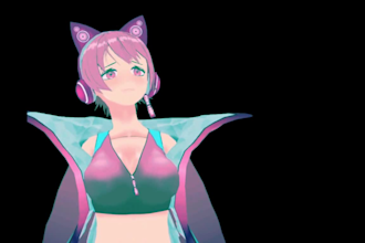 rig your 3d character 3d vtuber character rigging 3d facial rig on blender maya