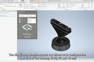 do 3d models for 3d print, cap for glue with autodesk inventor