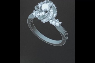 do jewelry design for printing, casting and rendering