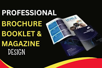 do business brochure proposal booklet annual report company profile magazine