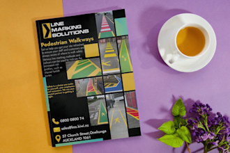 do a4 flyer, a5 flyer or poster design in some hours