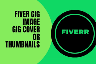 design catchy fiverr gig images, gig pictures, and thumbnails easy to rank
