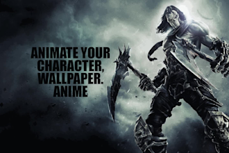 animate your 2d image, wallpaper, illustration, art, picture