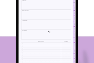 design custom digital planner, with apple and google calendar integration