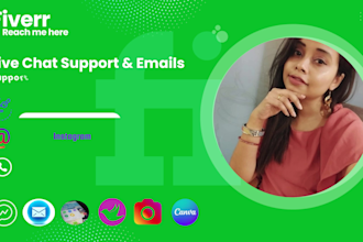 be your virtual assistance as live chat support client interaction