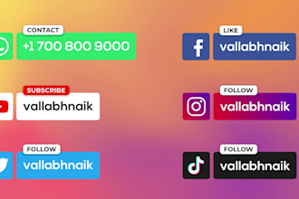make amazing social media lower thirds
