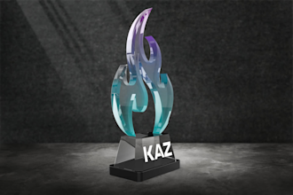 do 2d and 3d awards, trophies, medals and keychain designs