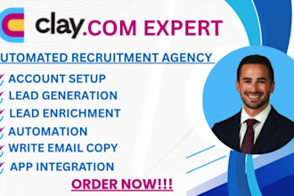 enrich automate workflows on clay for recruitment agency and integration