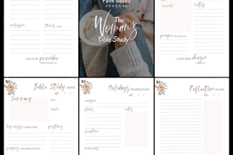 design digital journal mindfulness christian book devotionals prayer journal