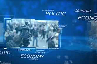 make news opening with your footage