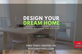 design a professional home decor, real estate, or furniture website
