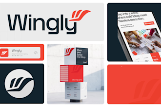 create minimalist logo design, brand guidelines, and corporate brand identity