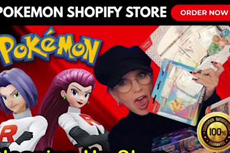 design trading card shopify store pokemon store tcg sports card pokemon website