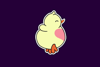 create a cute hand drawn gif with seamless loop