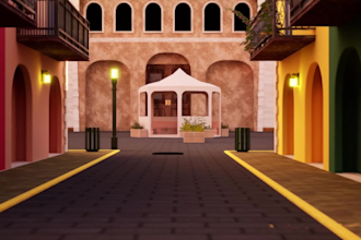 design roblox map 3d realistic environment roblox building tycoon map in blender