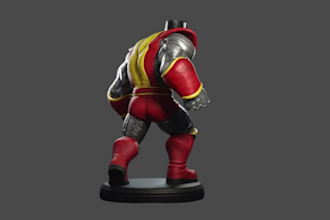 sculpt 3d toy action figures 3d character for kids for 3d printing