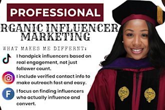 find youtube, instagram, facebook influencer list for influencer marketing