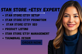 stan store payhip store setup etsy product design etsy shop setup