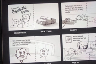 create children book storyboard