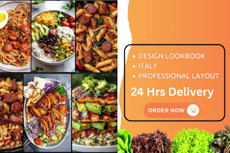 write, format, design food recipe, recipe creation, indesign, cookbook writer