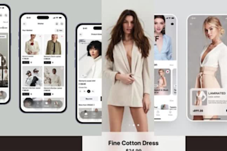 design clean and modern UI UX for your website or app