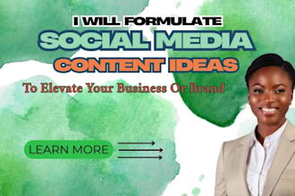 be your social media marketing manager and content creator to elevate your brand