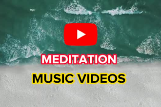 create youtube channel 60 relaxing meditation music videos