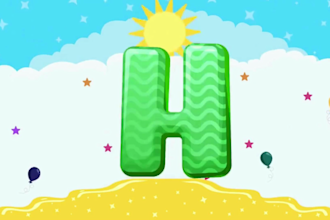 create fun and educational kids learning videos