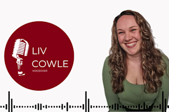 record clear audio as a young scottish female voiceover