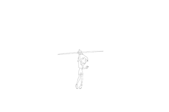 do 2d traditional animation, frame by frame animation, hand drawn , 2d line art