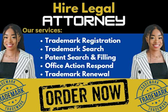 be your licensed US patent, trademark attorney, trademark registration, amazon